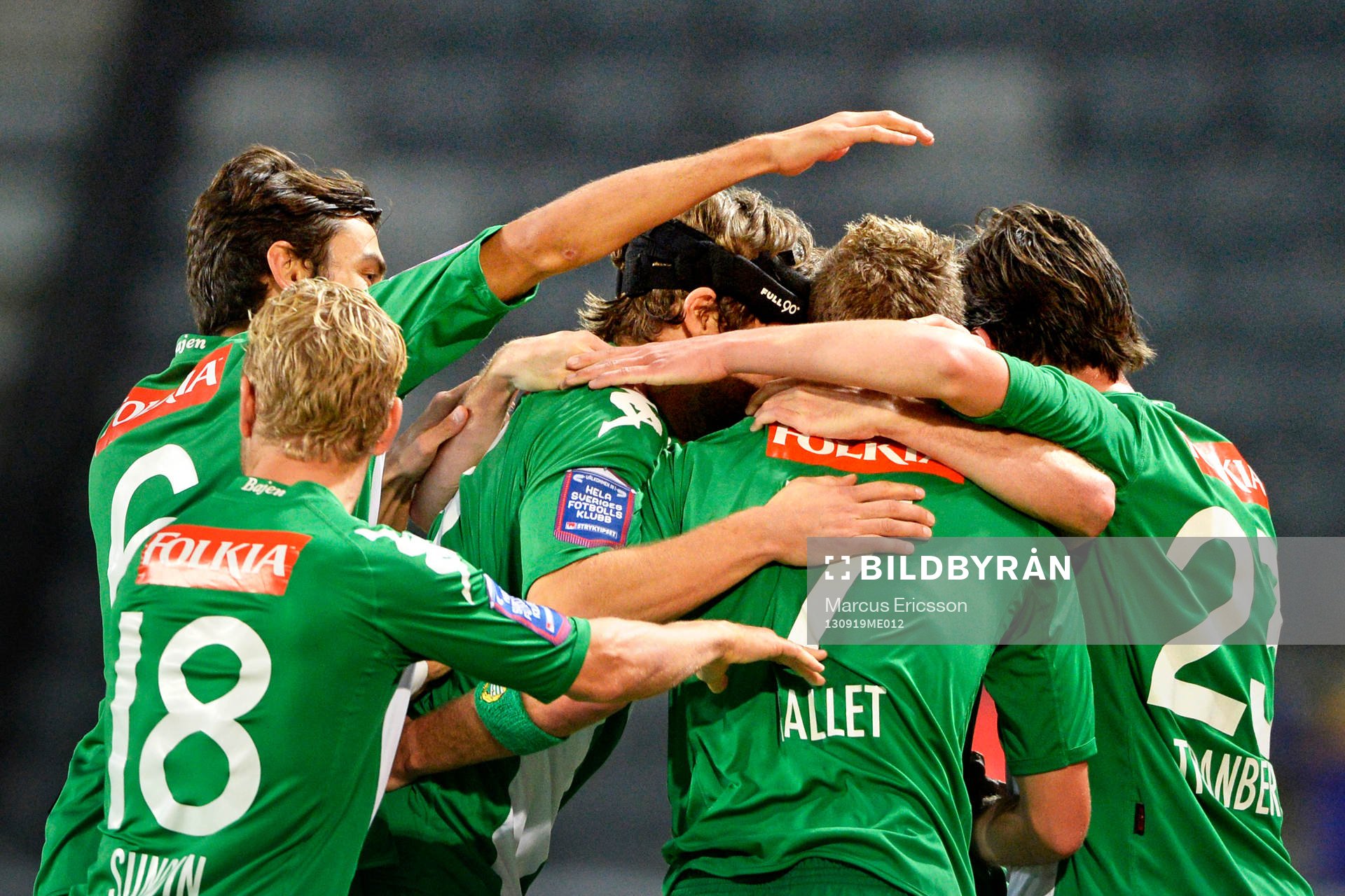 Hammarbyspelarna jublar
