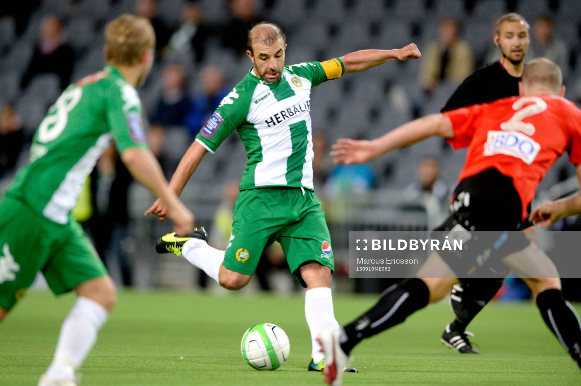 Hammarbys Kennedy Bakircioglu skjuter