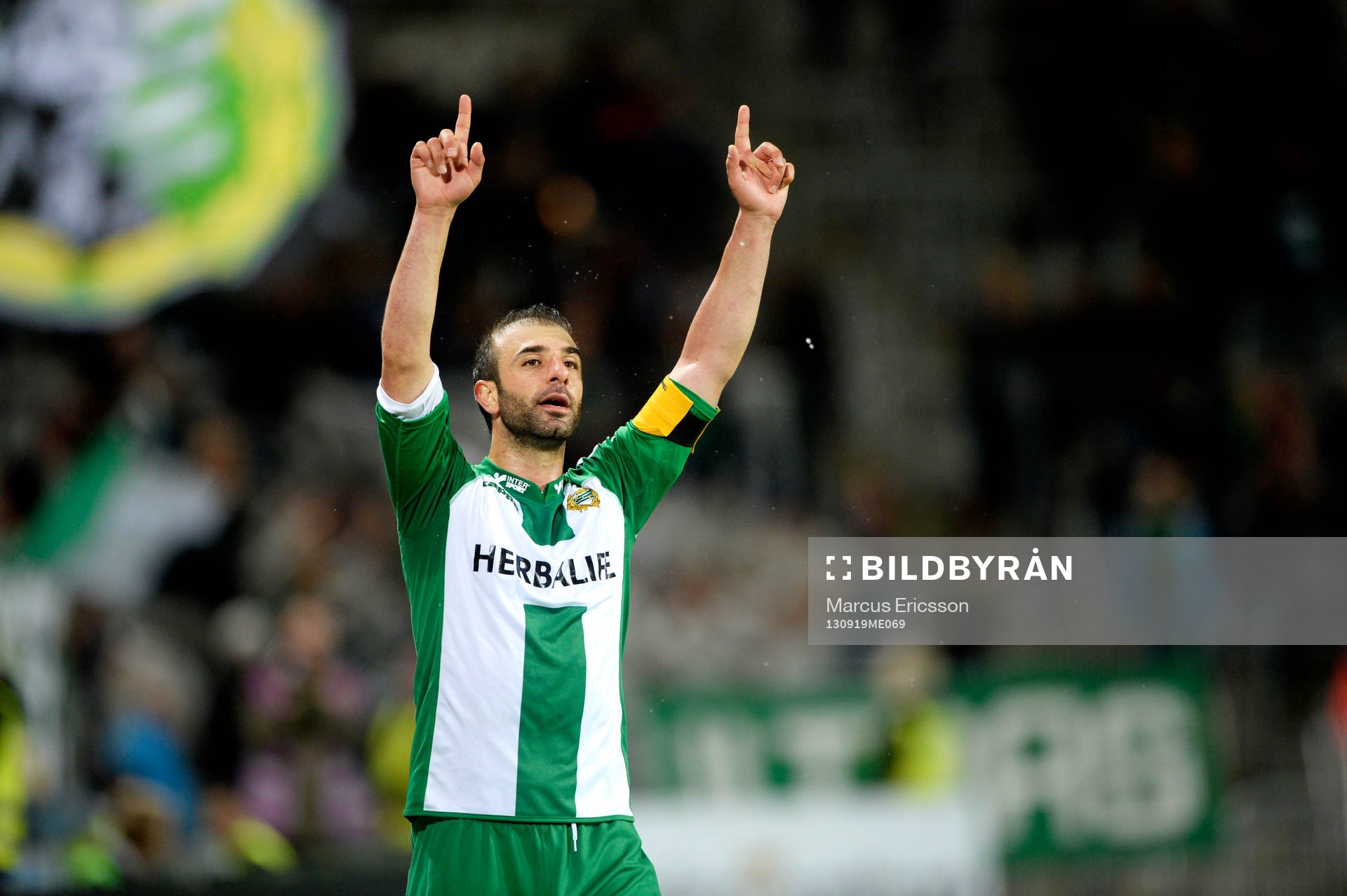 Hammarbys Kennedy Bakircioglu jublar
