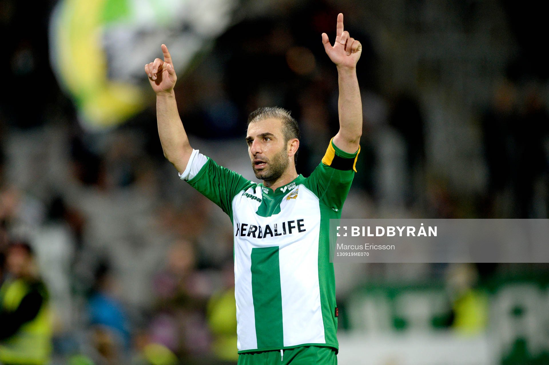 Hammarbys Kennedy Bakircioglu jublar