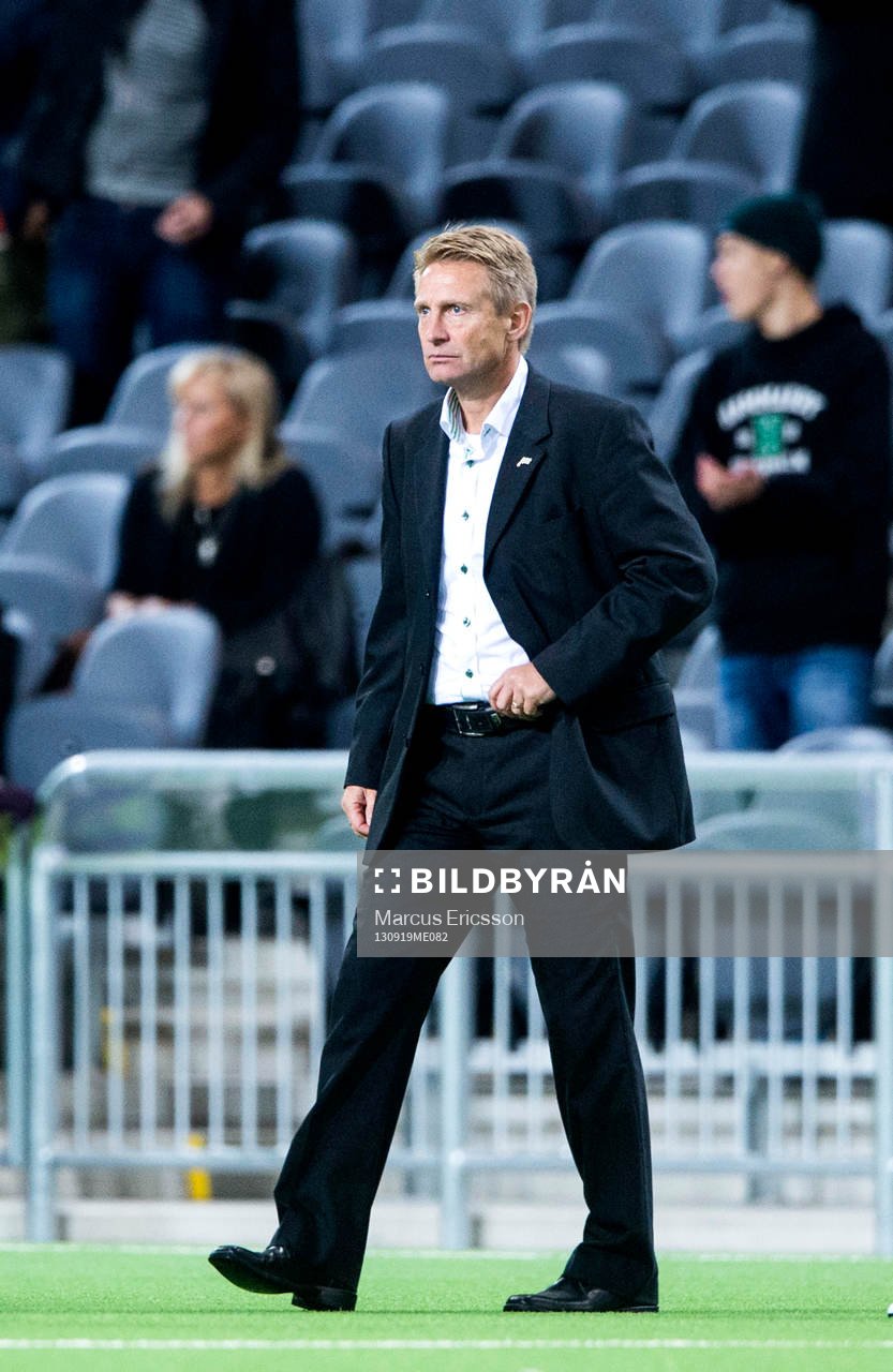 Hammarbys tränare Thomas Dennerby