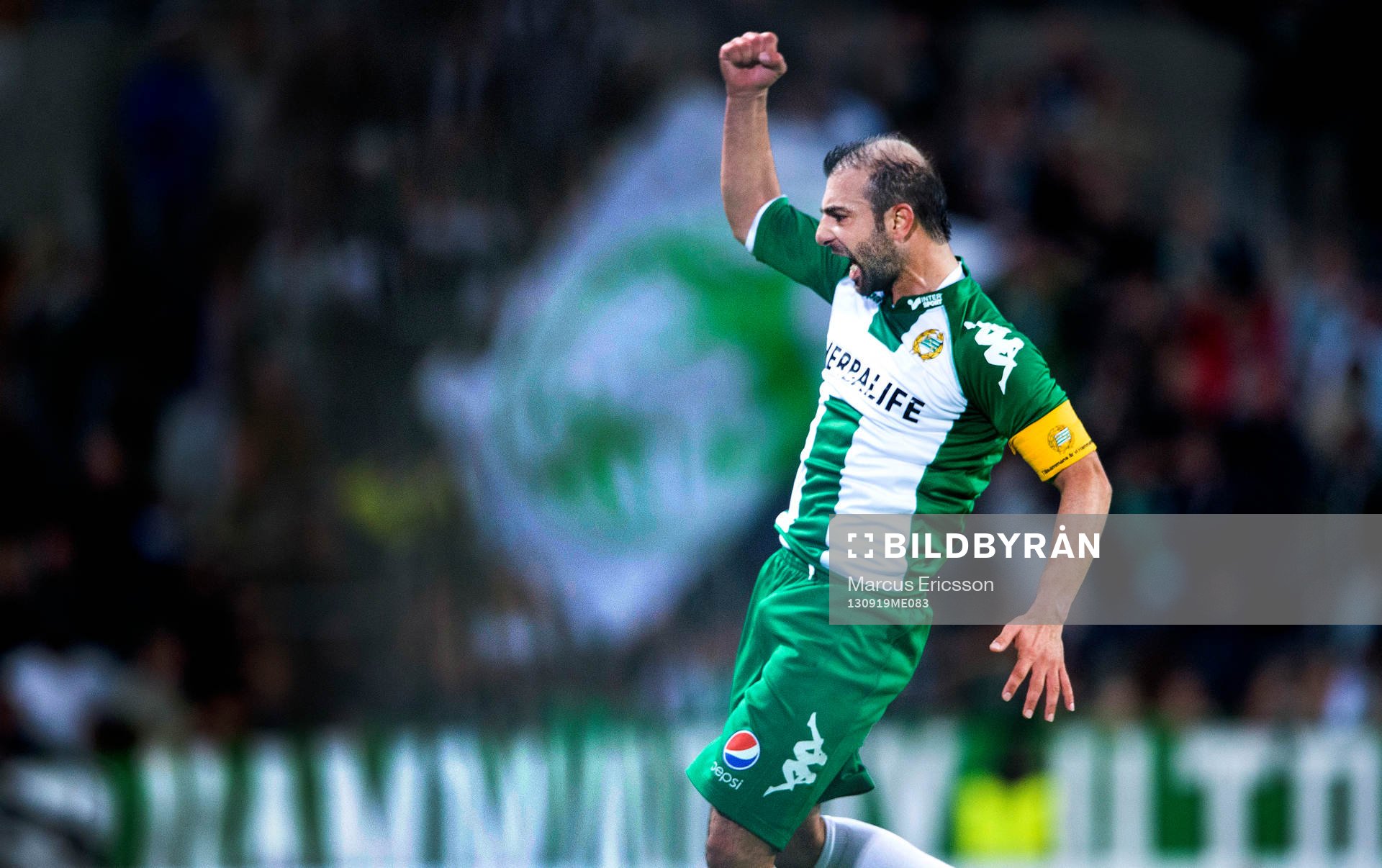 Hammarbys Kennedy Bakircioglu jublar