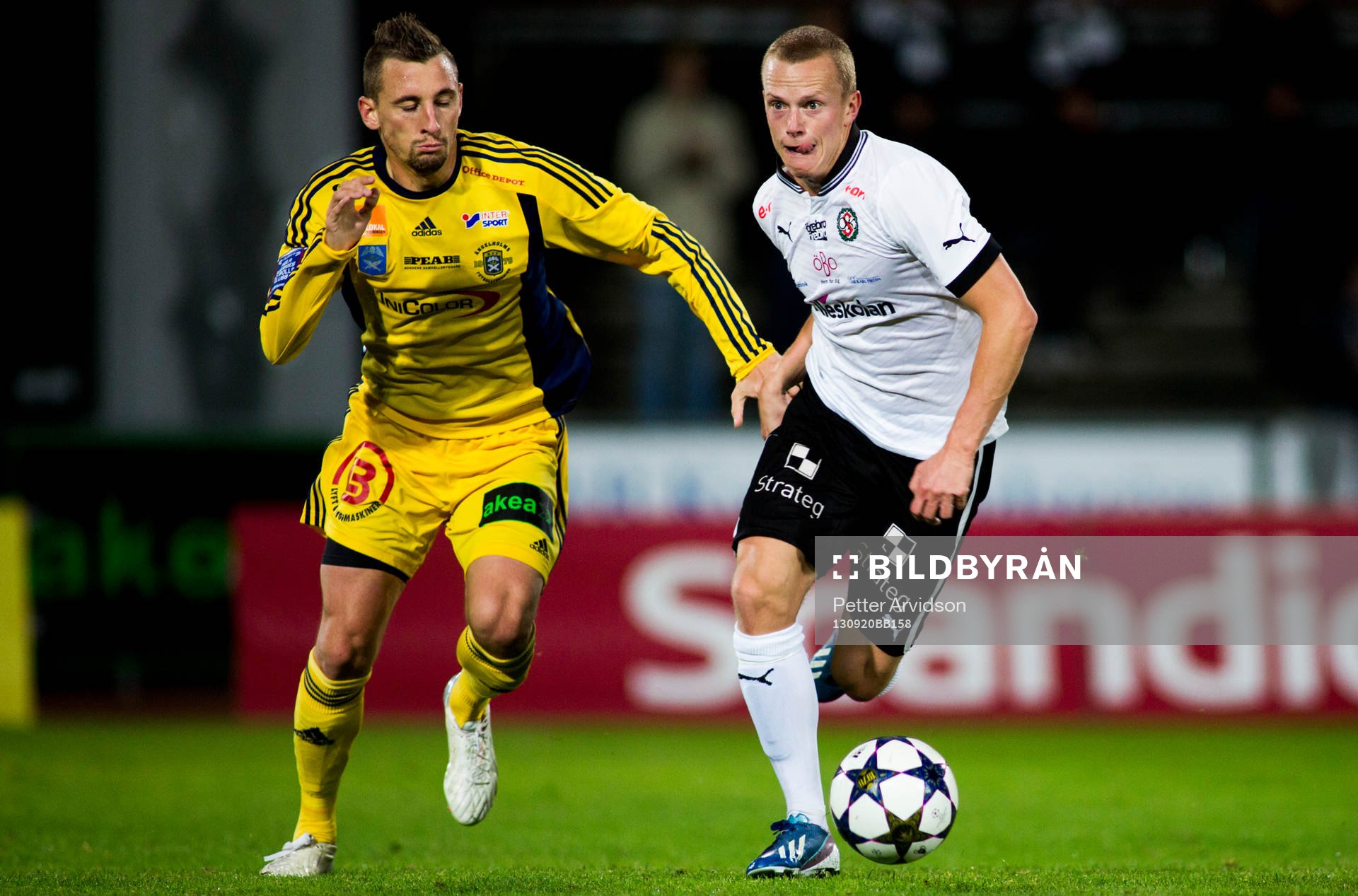 Ängelholms Martin Andersson och Örebros Daniel Gustavsson