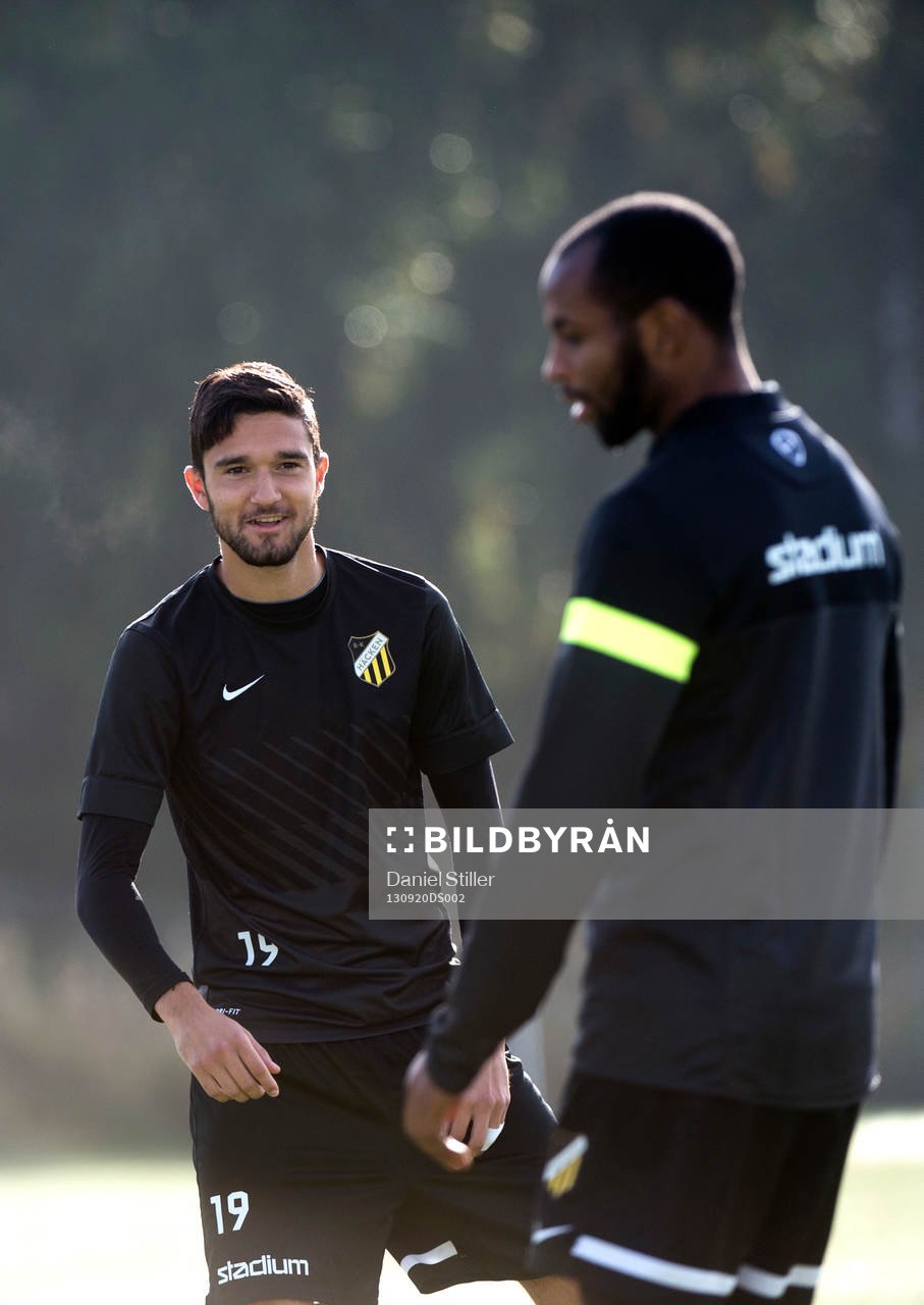 Leonard Zuta och Rene Makondele