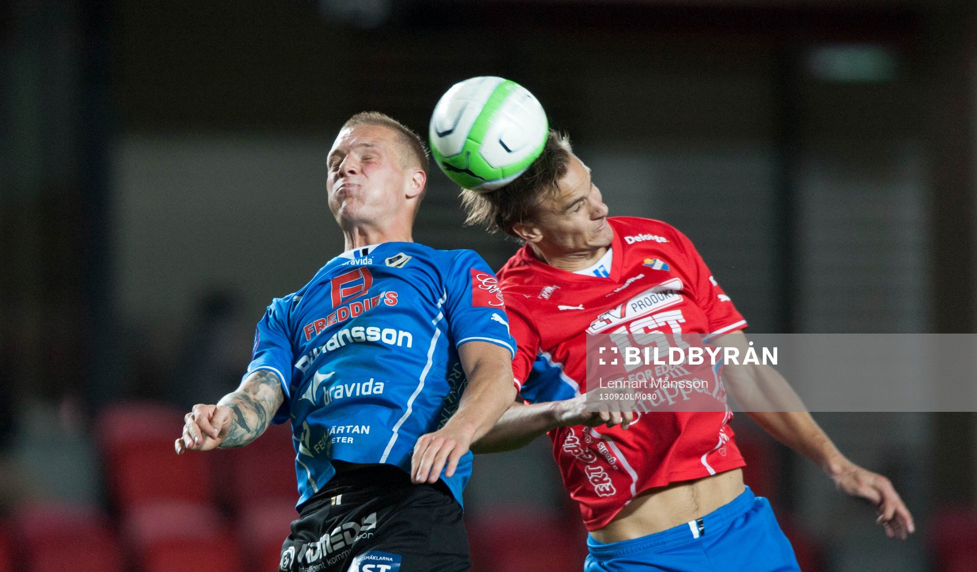 Gudjon Baldvinsson, Halmstad mot Månz Karlssonj, Öster, i