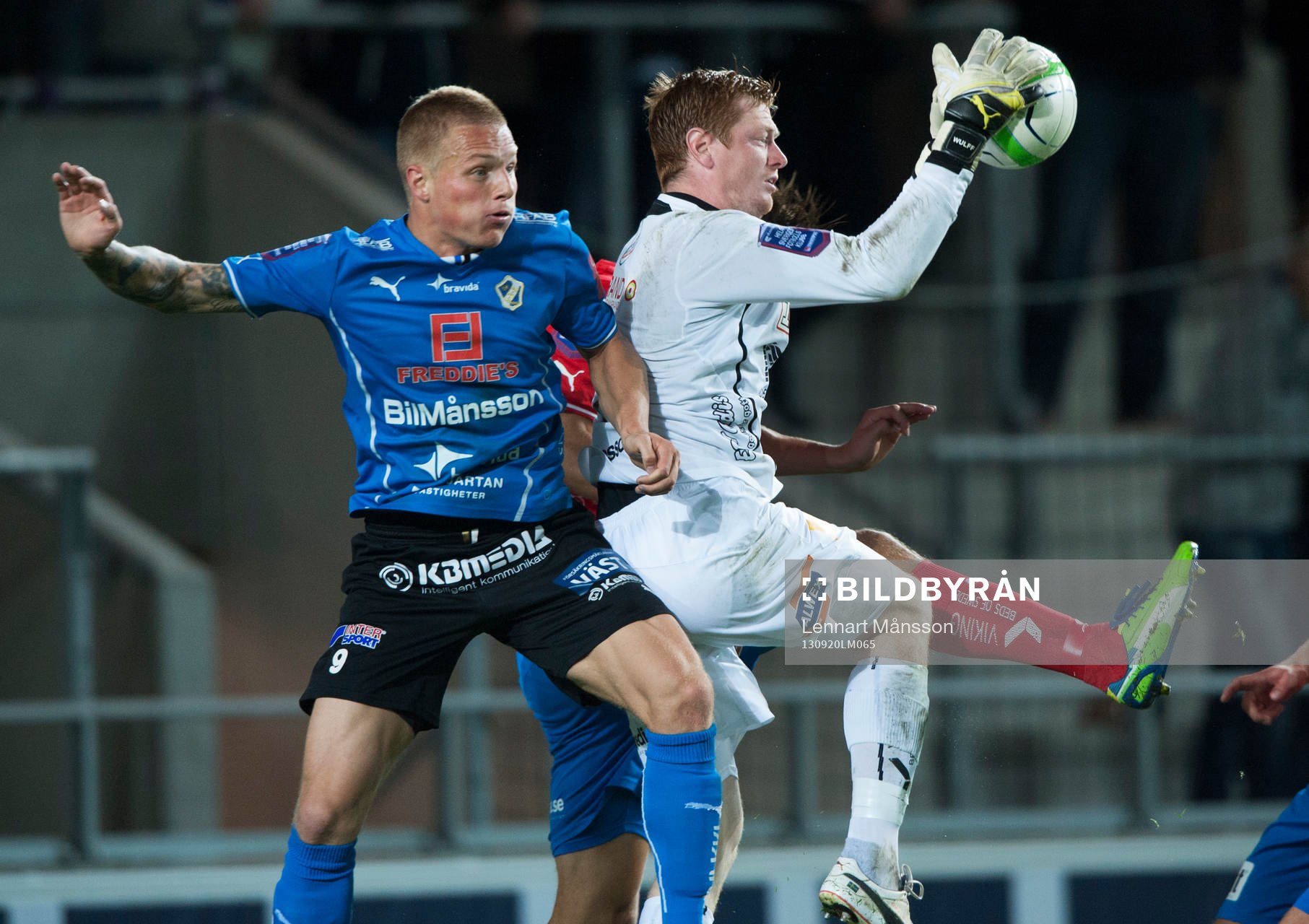 Joakim Wulff, målvakt, Öster och Gudjon Balödvinsson,