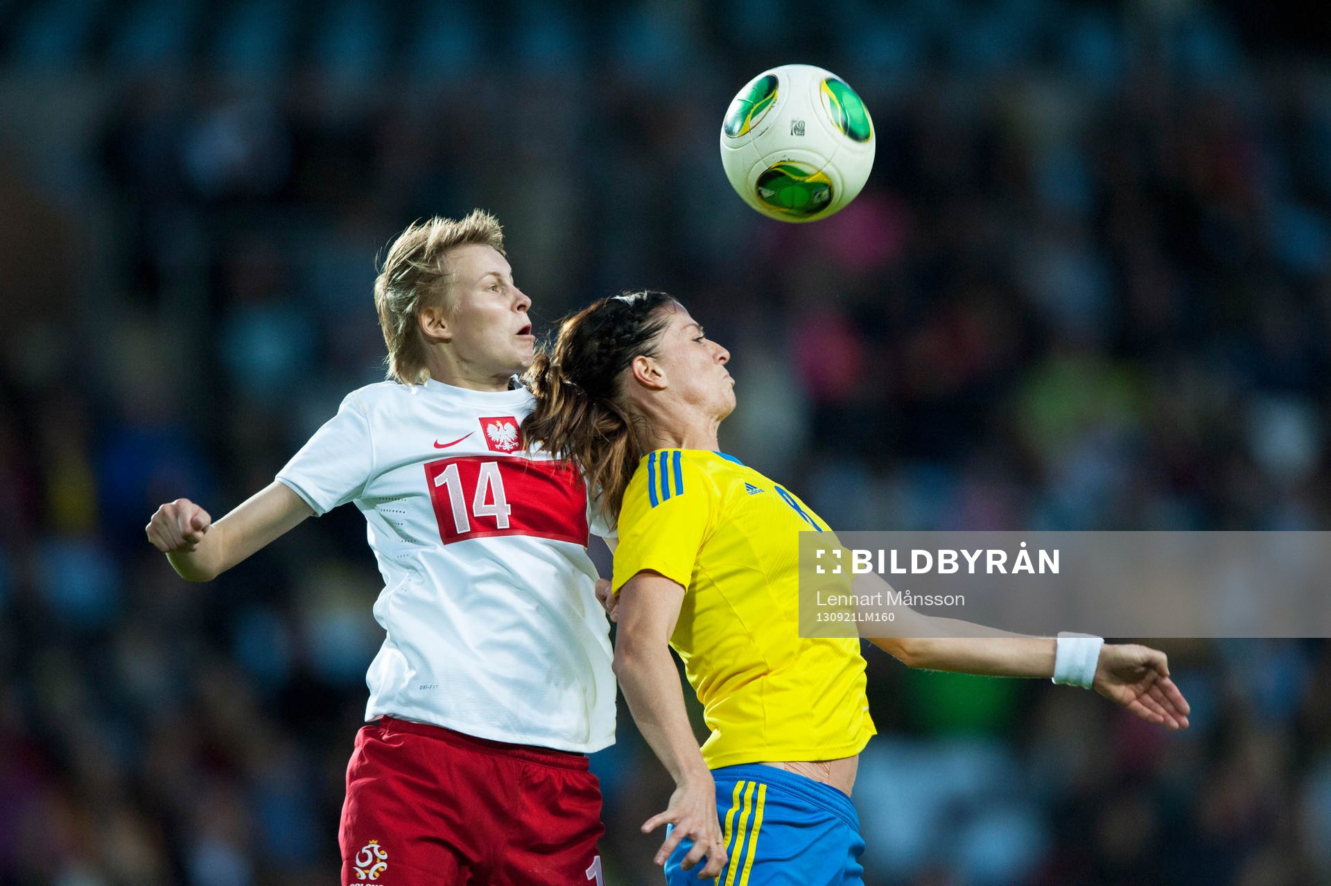 Lotta Schelin, Sverige och Jolanta Siwinska, Polen