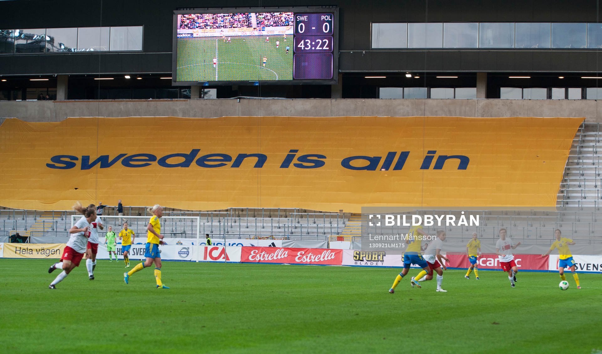Fotboll, VM-kval, dam, Sverige - Polen: Sweden is all in