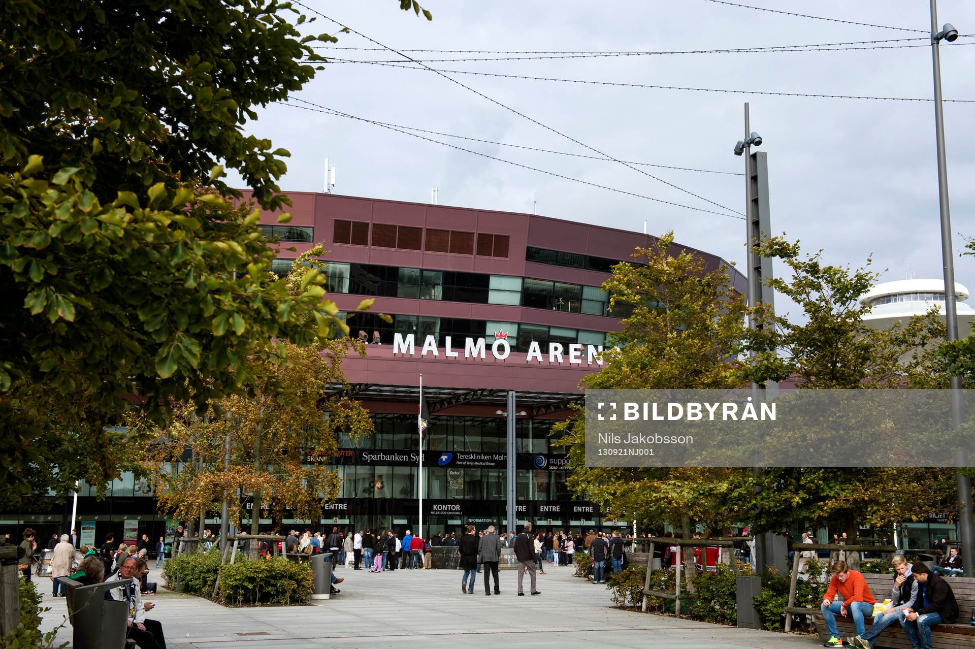 Malmö Arena innan ishockeymatchen i hockeyallsvenskan