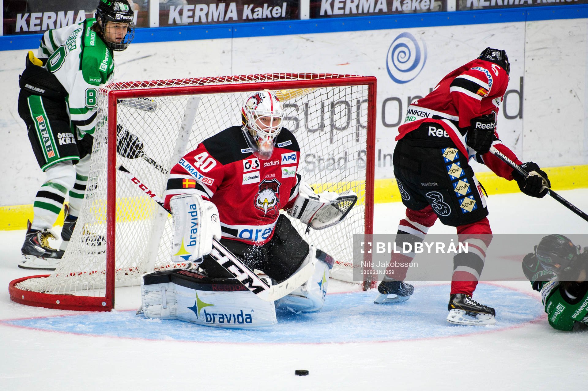 Malmö Redhawks målvakt Pontus Sjögren