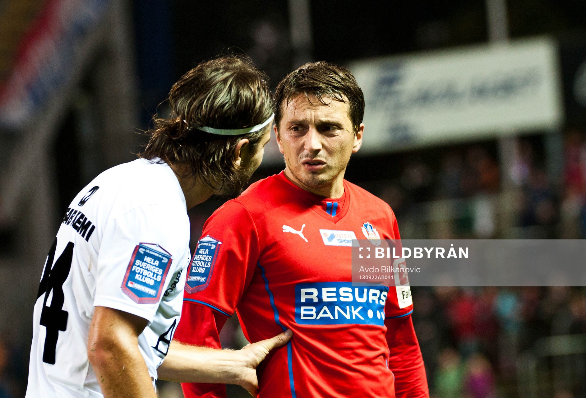 Syrianskas Haris Skenderovic och Helsingborgs Ardian Gashi