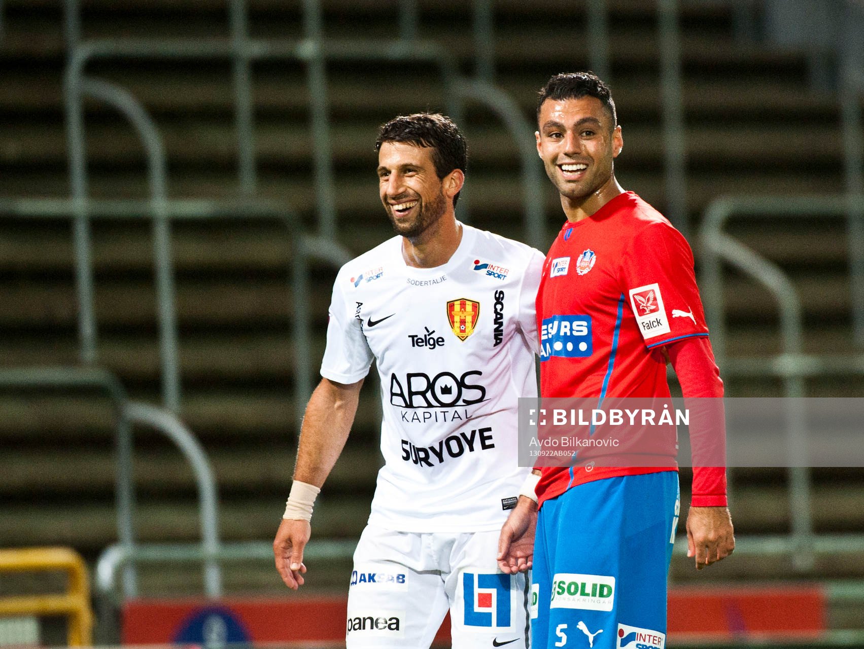 Syrianskas Suleyman Sleyman och Helsingborgs Imad Khalili