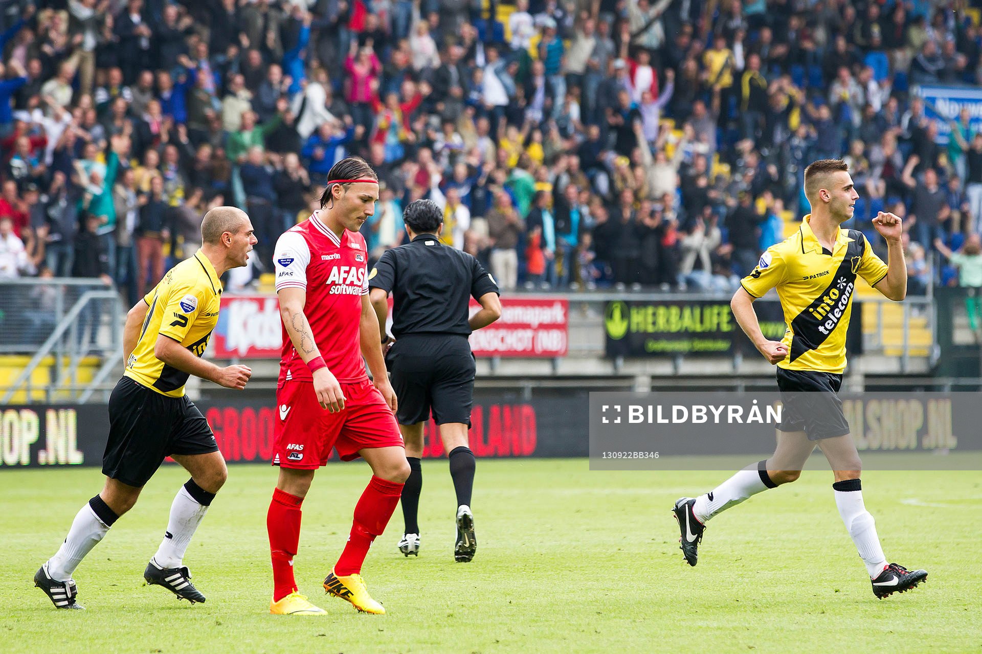 BREDA - NAC Breda - AZ , Eredivisie , 22-09-2013 , Voetbal