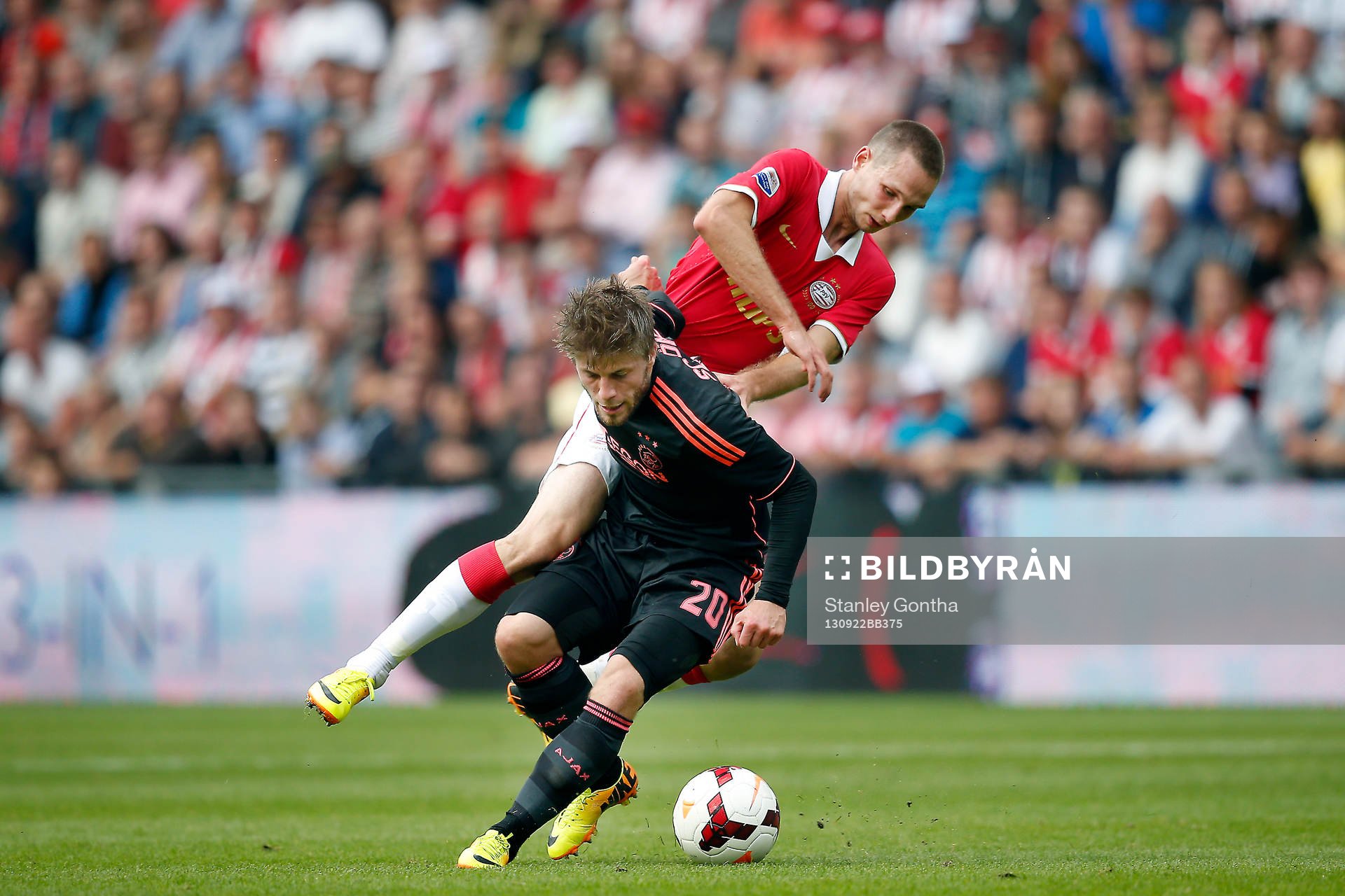 EINDHOVEN, 22-09-2013 Philips Stadion , Eredivisie Voetbal