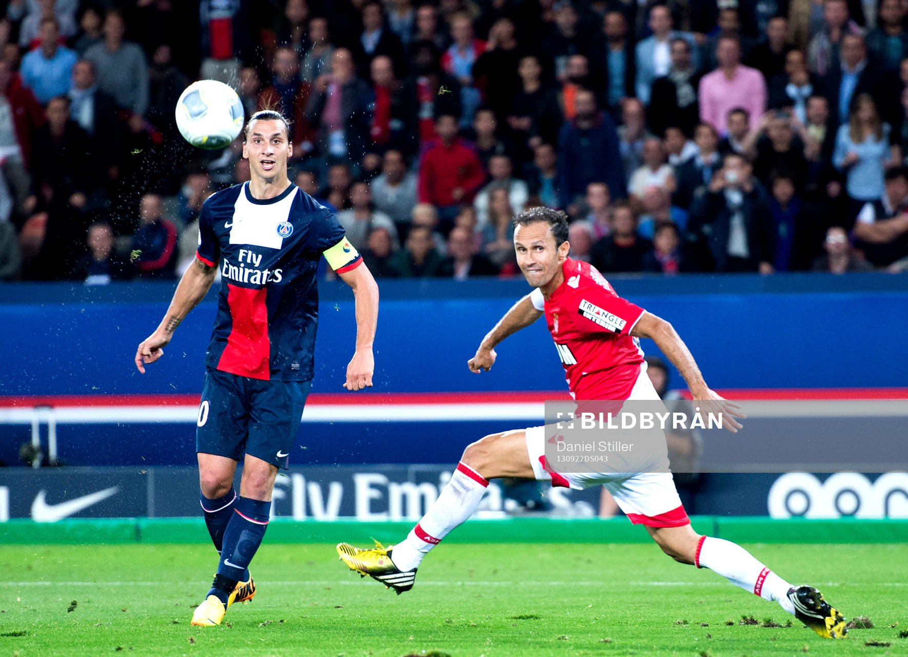 PSGs Zlatan Ibrahimovic Monacos Ricardo Carvalho och