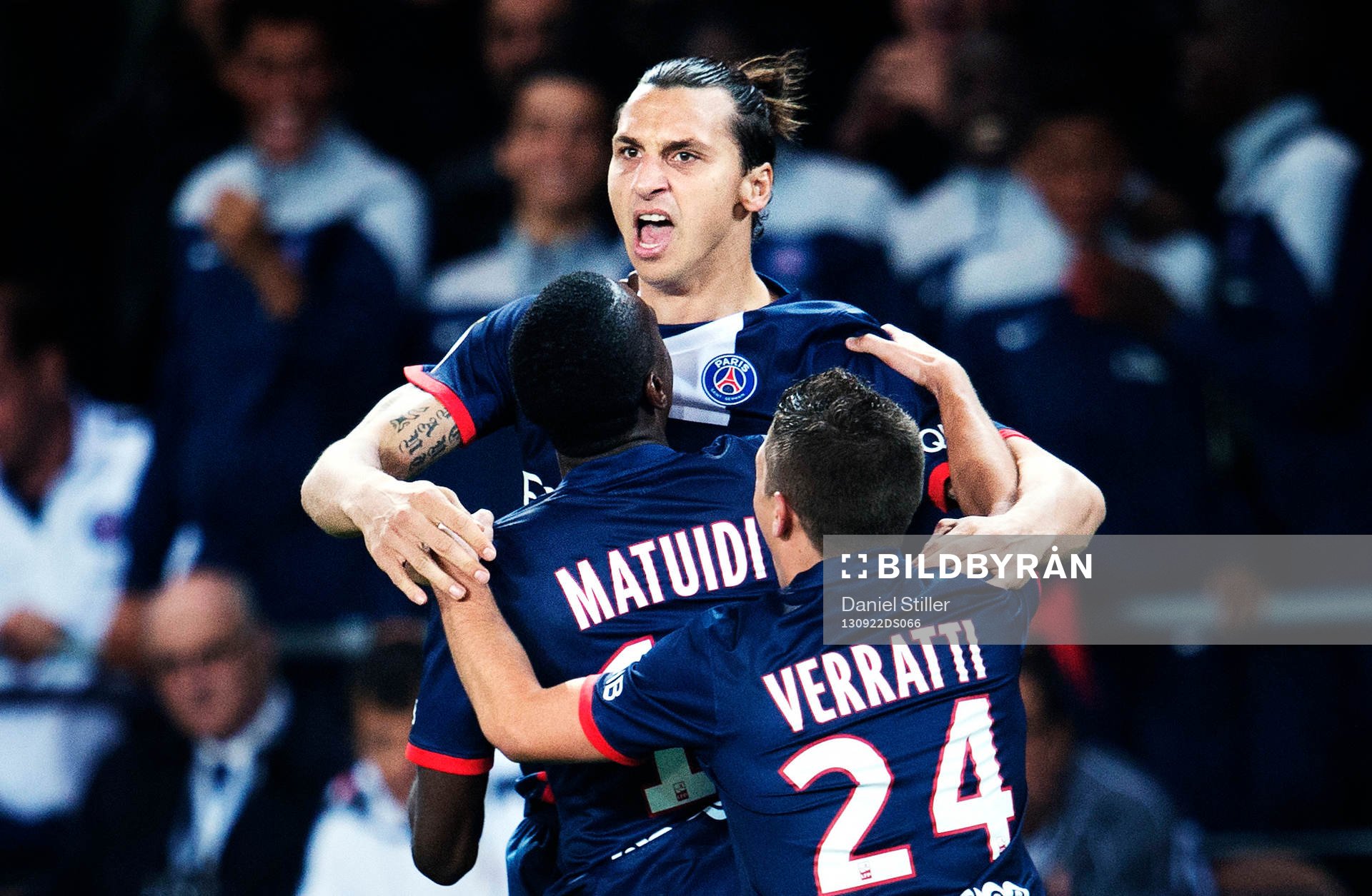 Zlatan Ibrahimovic jublar