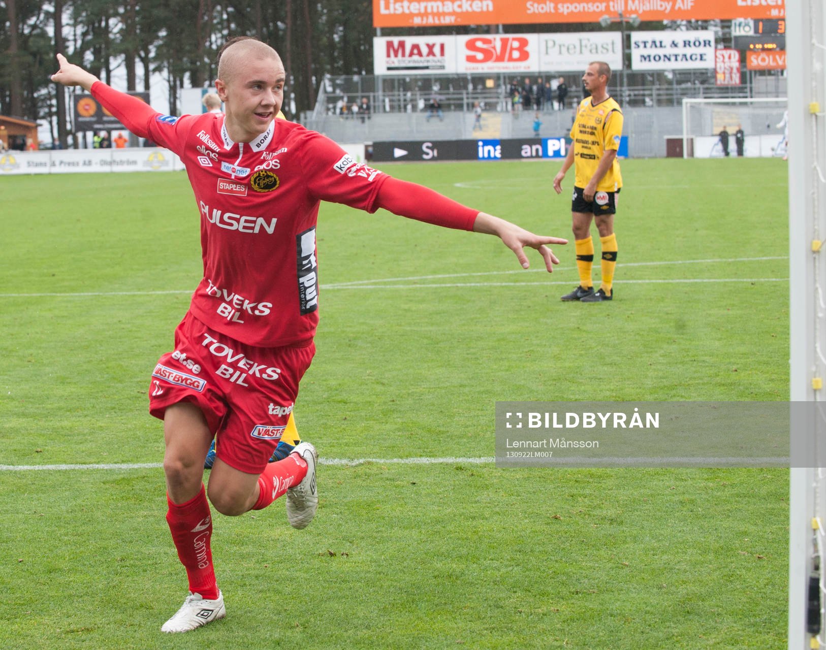 Fotboll, allsvenskan, Mjällby - Elfsborg: 1-2 Sebastian Holmén, Elfsborg
