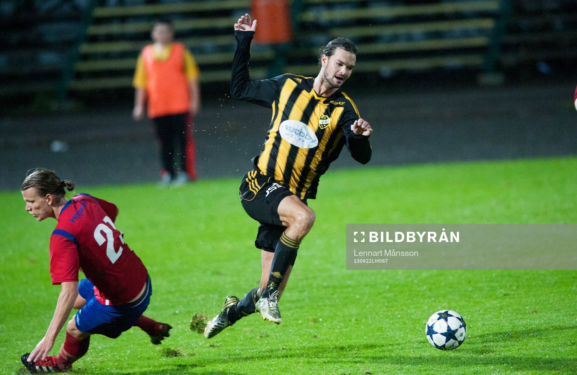 Fotboll, division 3, IFK Hässleholm - Höganäs: Filip Thurn, IFK Hässleholm.