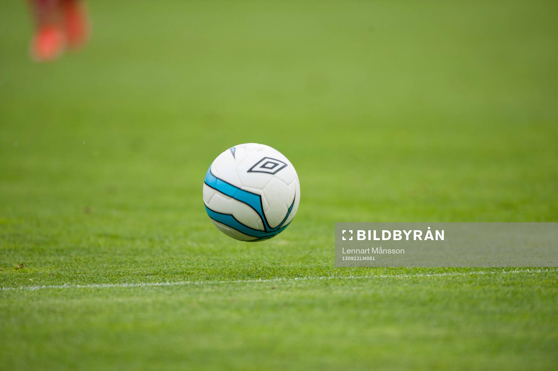 Fotboll, boll, gräs, Umbro