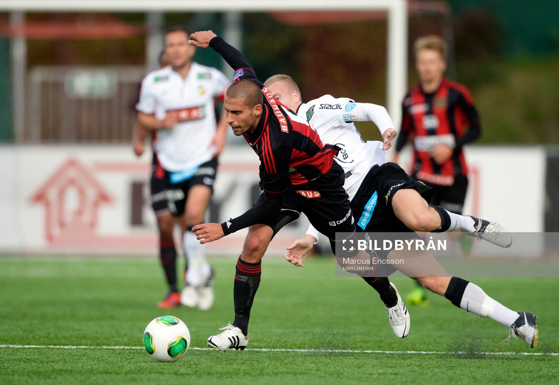 Brommapojkarnas Panajotis Dimitriadis, och Häckens Simon