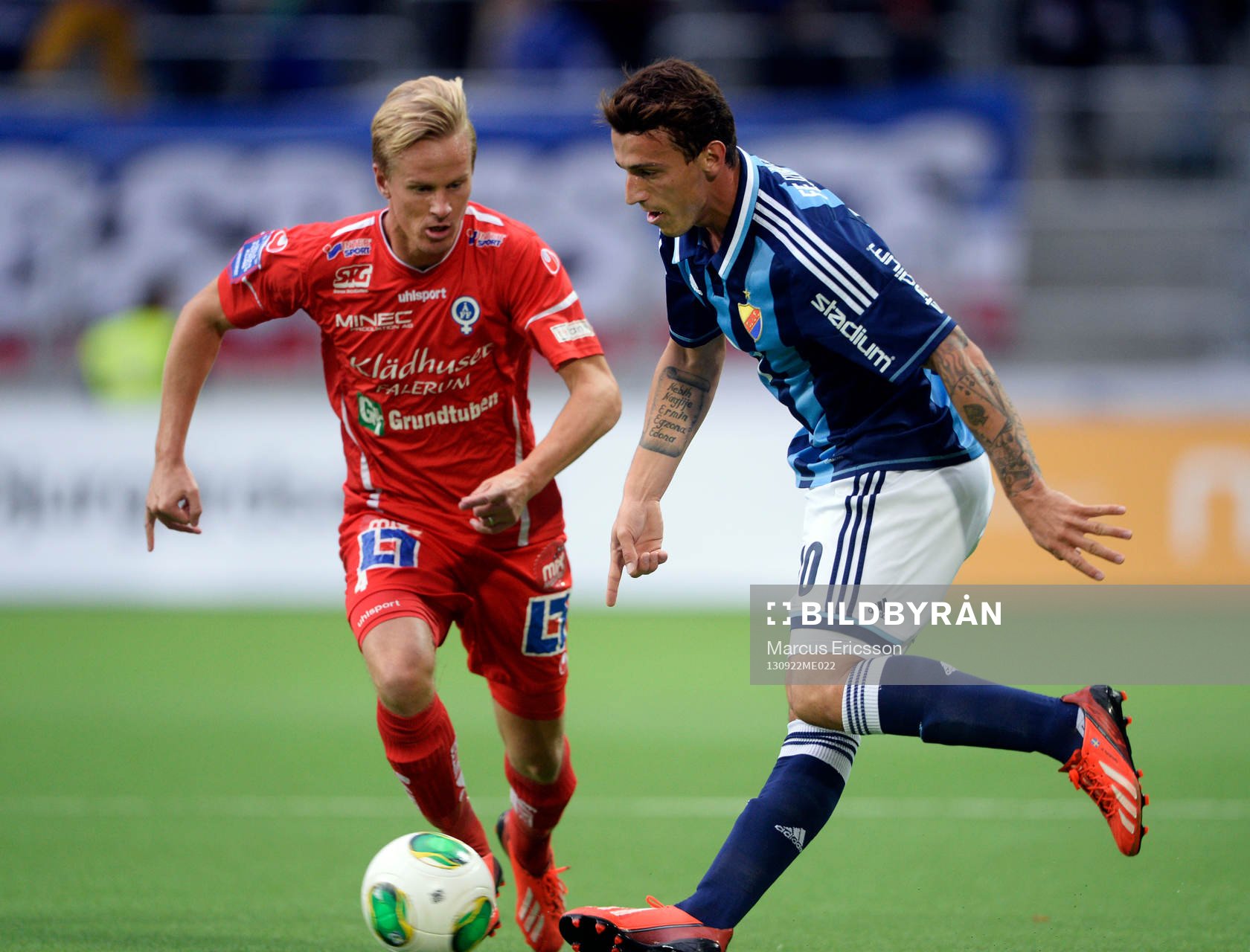 Åtvidabergs Andreas Dahlén och Djurgårdens Erton