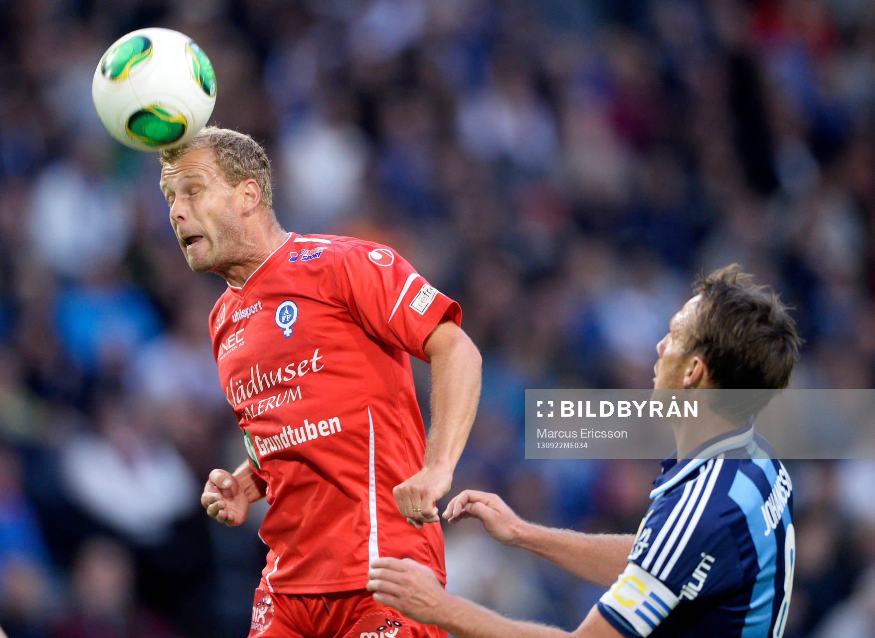 Åtvidabergs Kristian Bergström och Djurgårdens Andreas