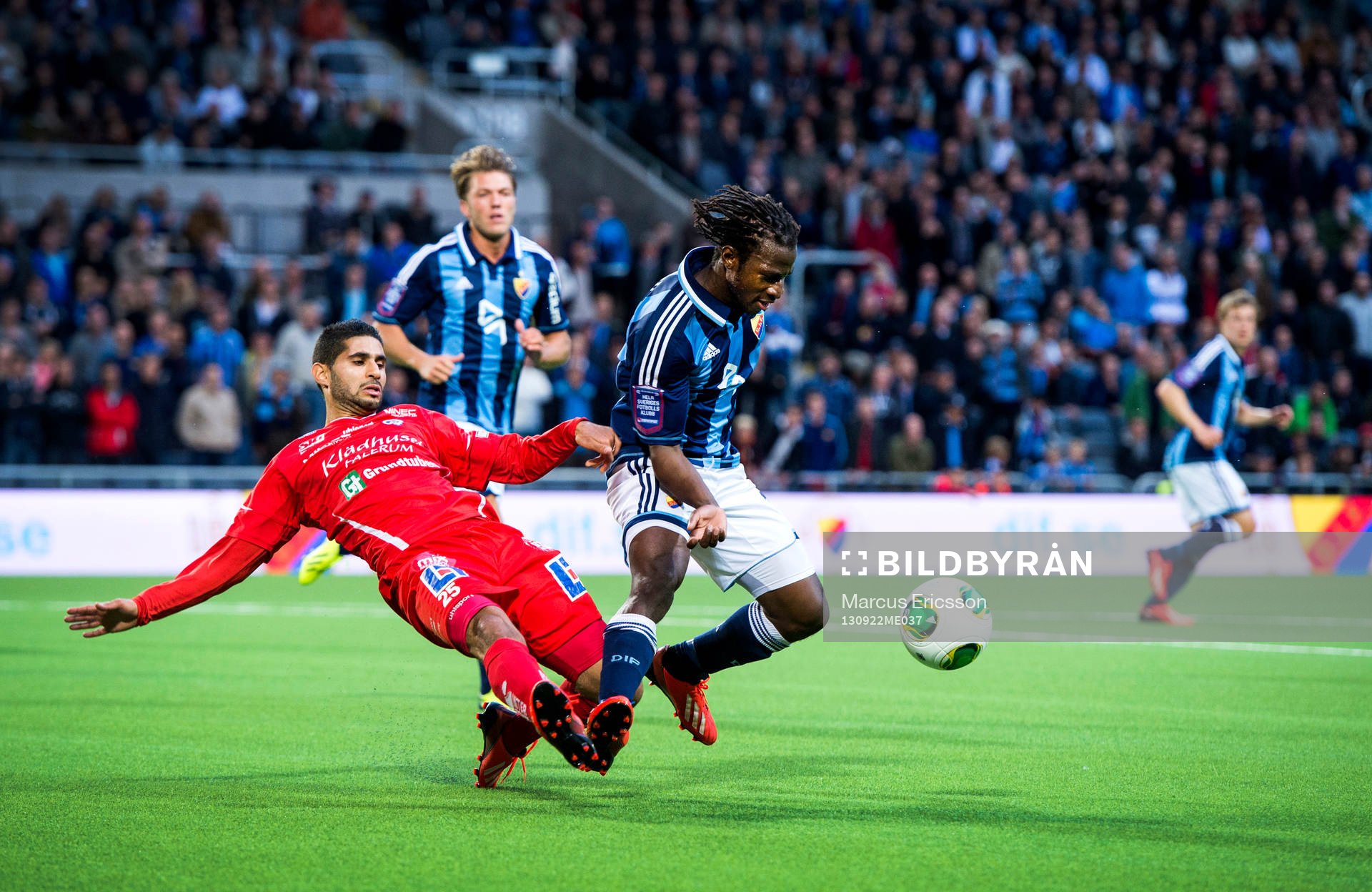 Åtvidabergs Imad Zatara och Djurgårdens Amadou Jawo