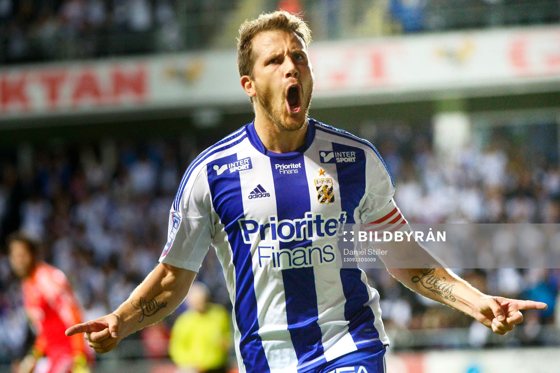 IFK Göteborgs Tobias Hysén jublar