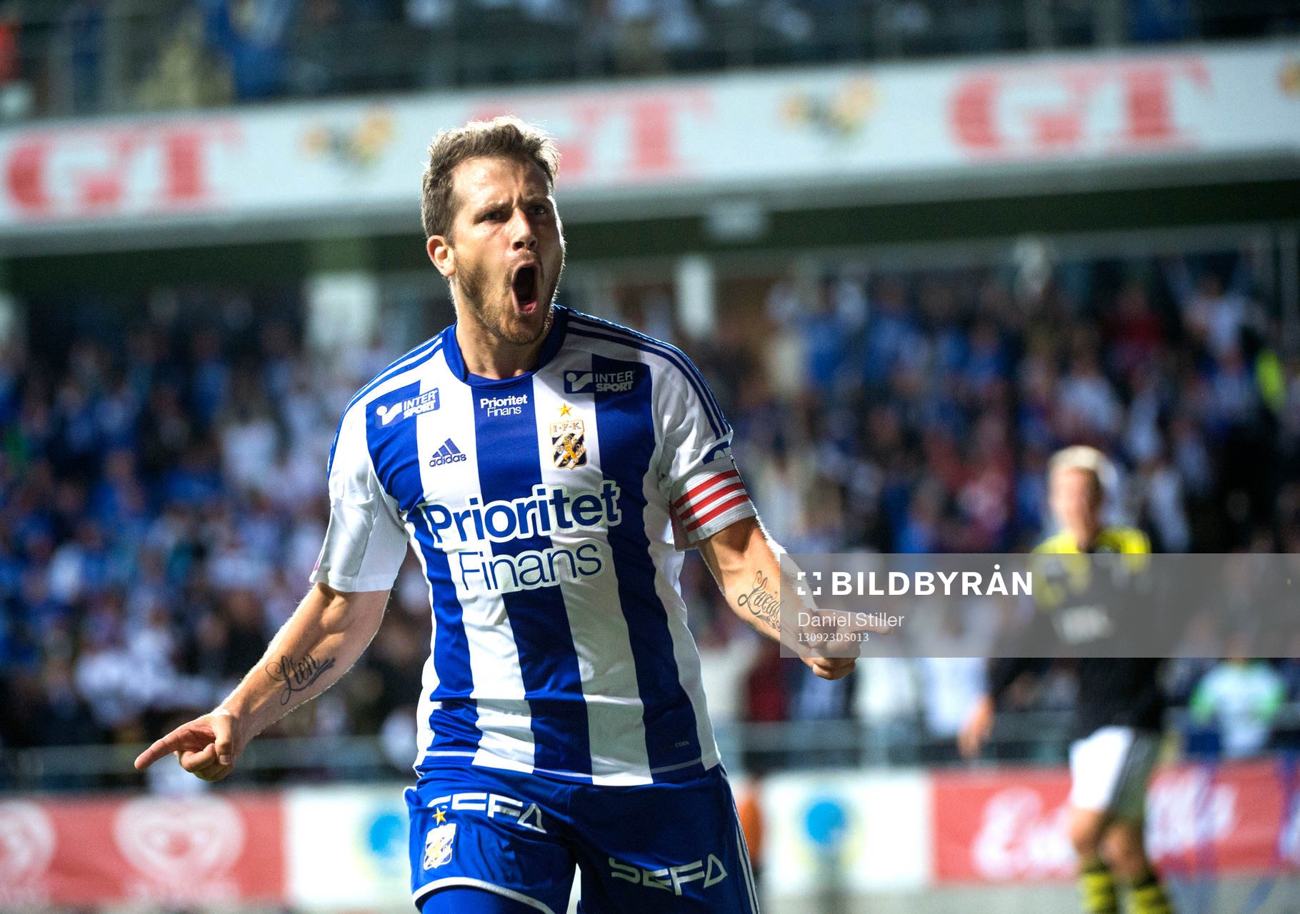 IFK Göteborgs Tobias Hysén jublar
