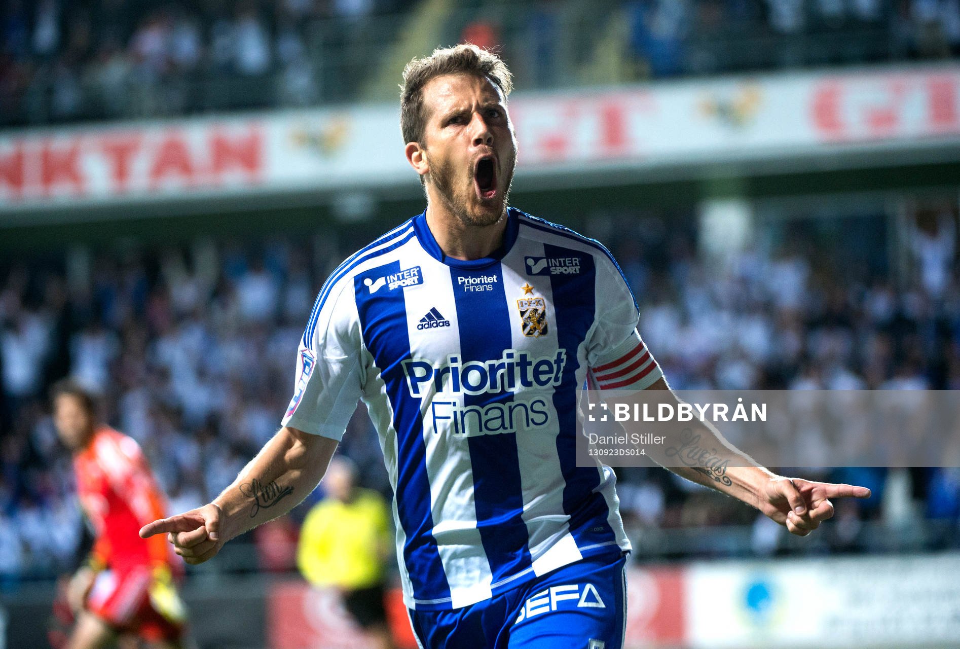 IFK Göteborgs Tobias Hysén jublar