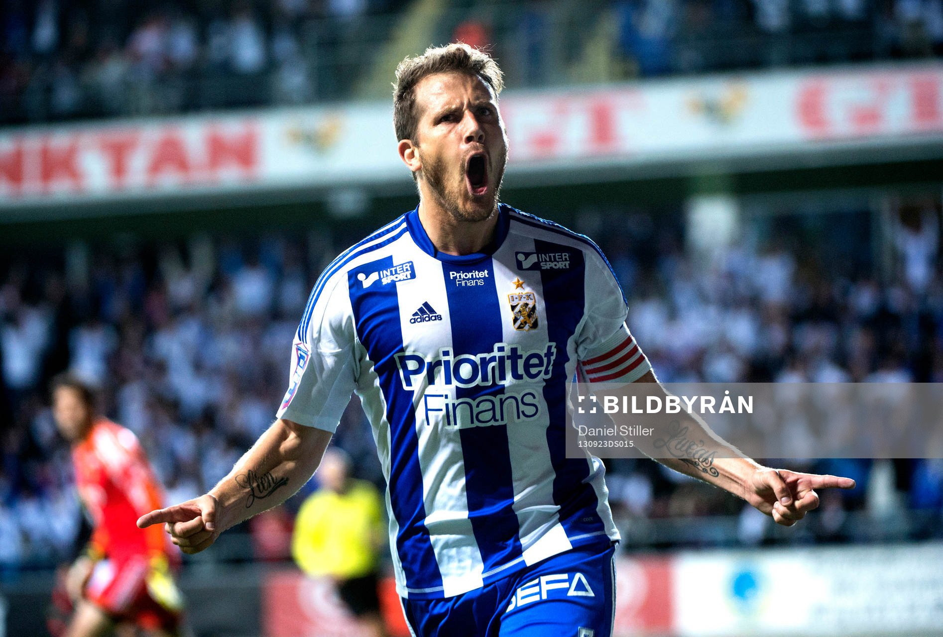 IFK Göteborgs Tobias Hysén jublar