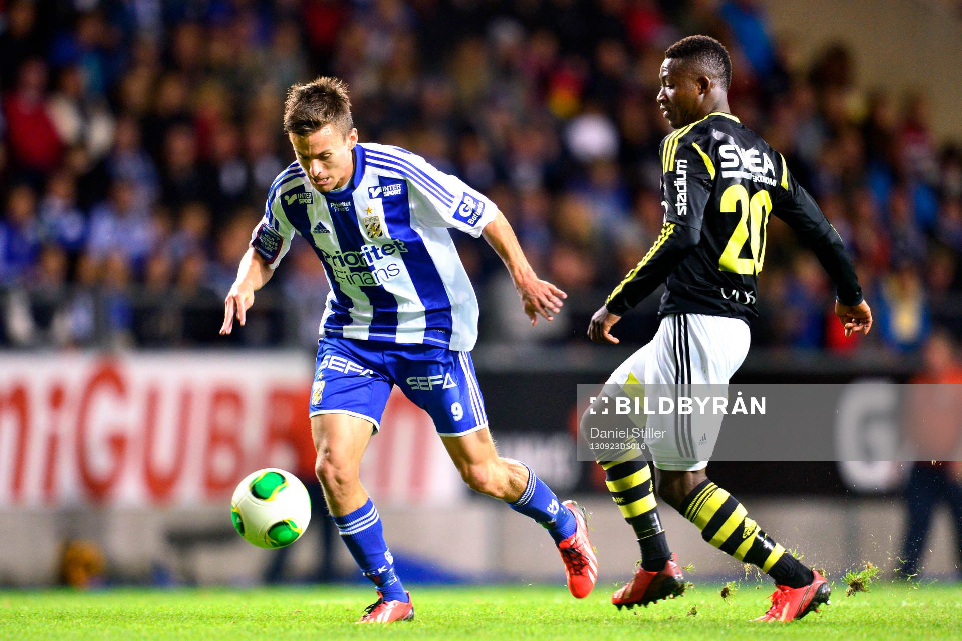 IFK Göteborgs Lasse Vibe och AIKs Ibrahim Moro