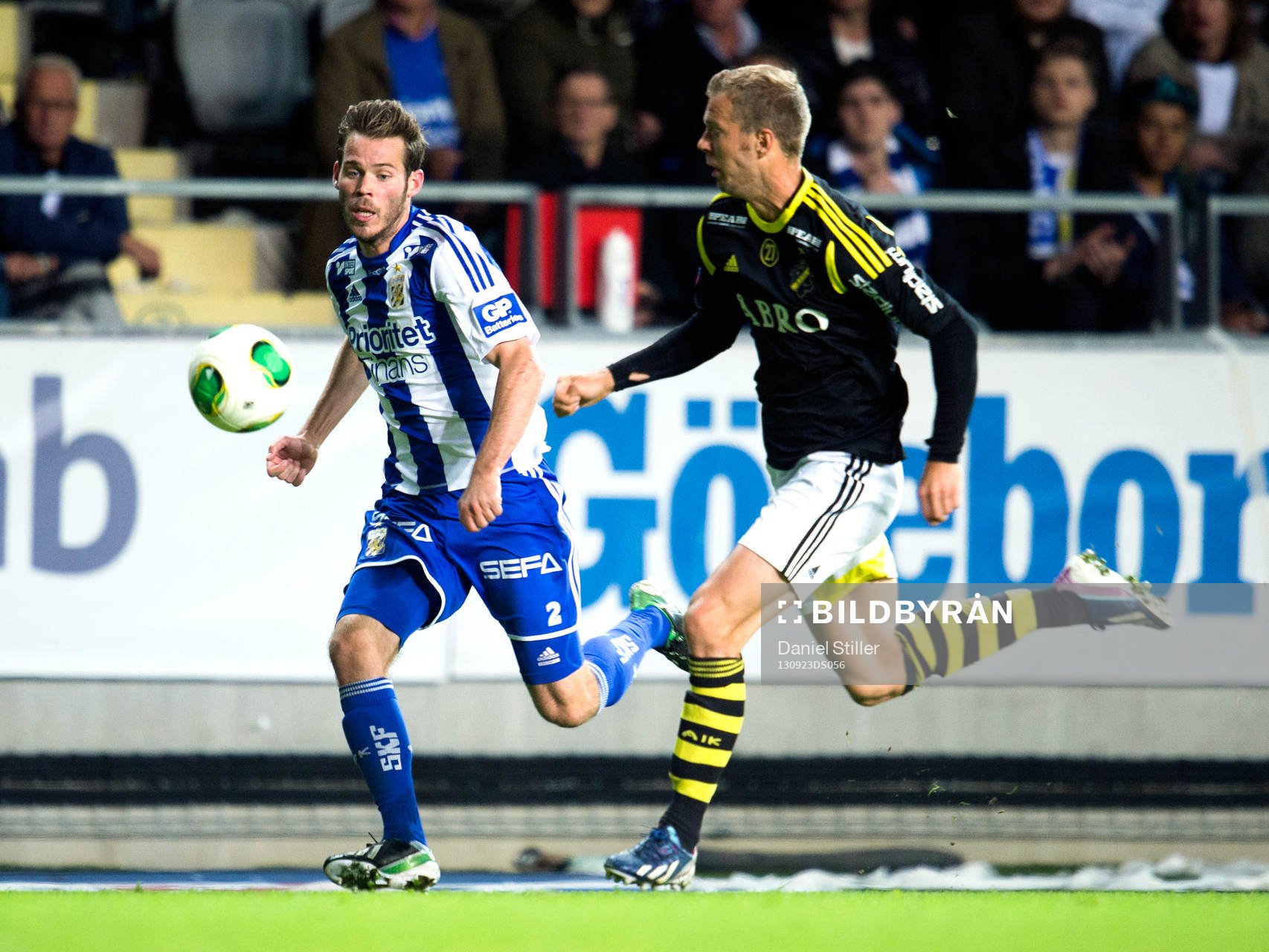IFK Göteborgs Emil Salomonsson AIKs Alexander Milosevic