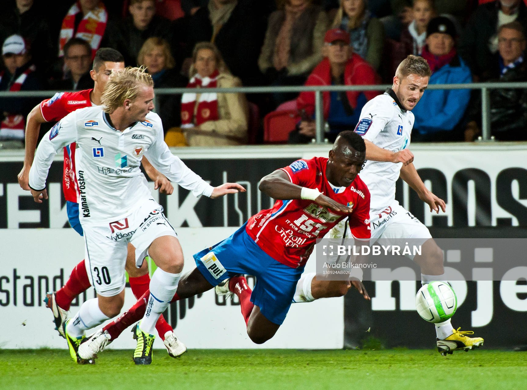 s Alhaji Gero och Kalmar:s Ludvig Öhman