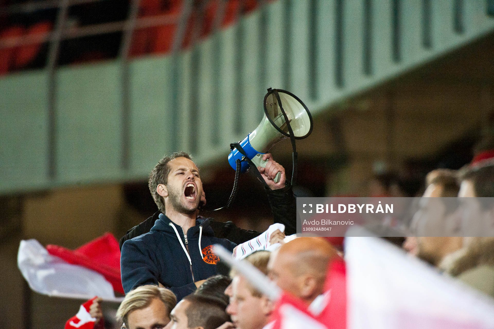 s supportrar, åskådare jublar