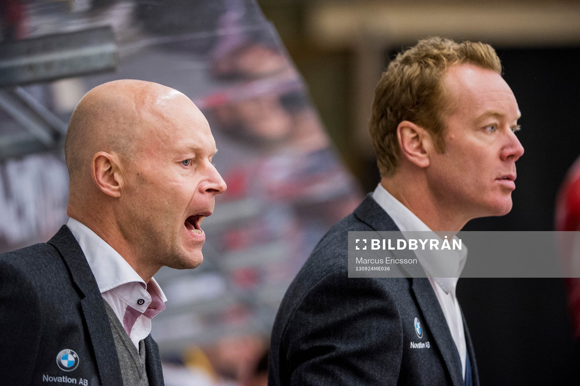 Almtunas assisterande tränare Marcus Ragnarsson och