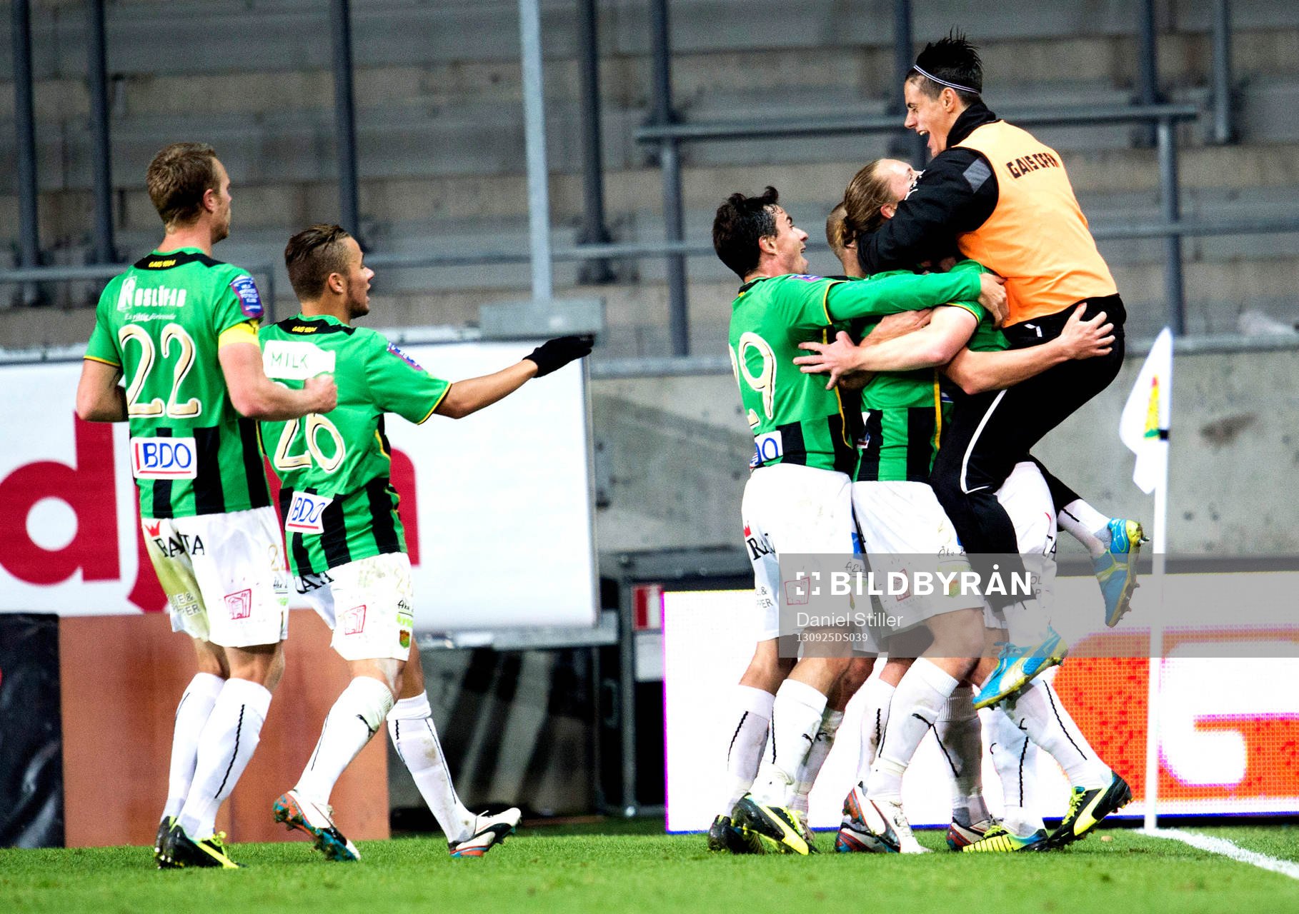 GAIS Hampus Andersson jublar
