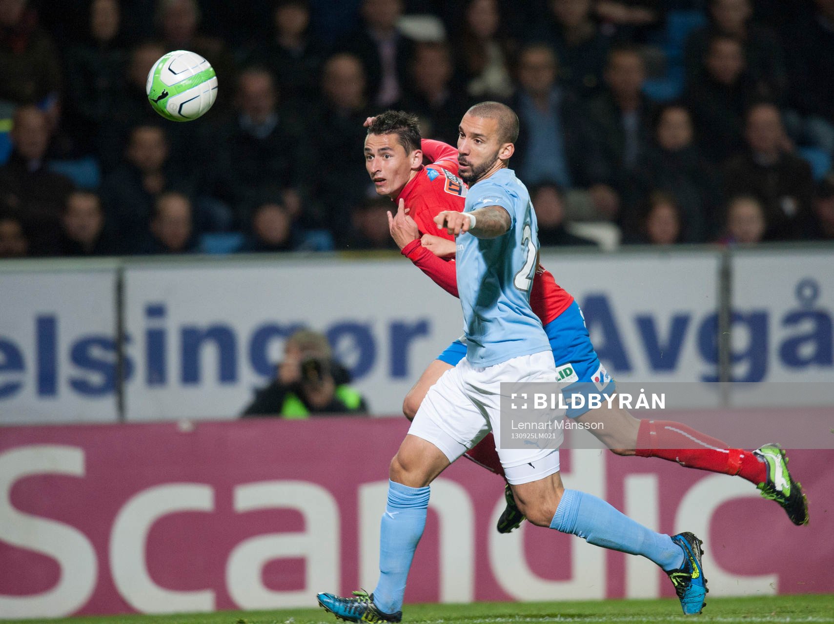Guillermo Molins, Malmö, och Loret Sadiku, Helsingborg