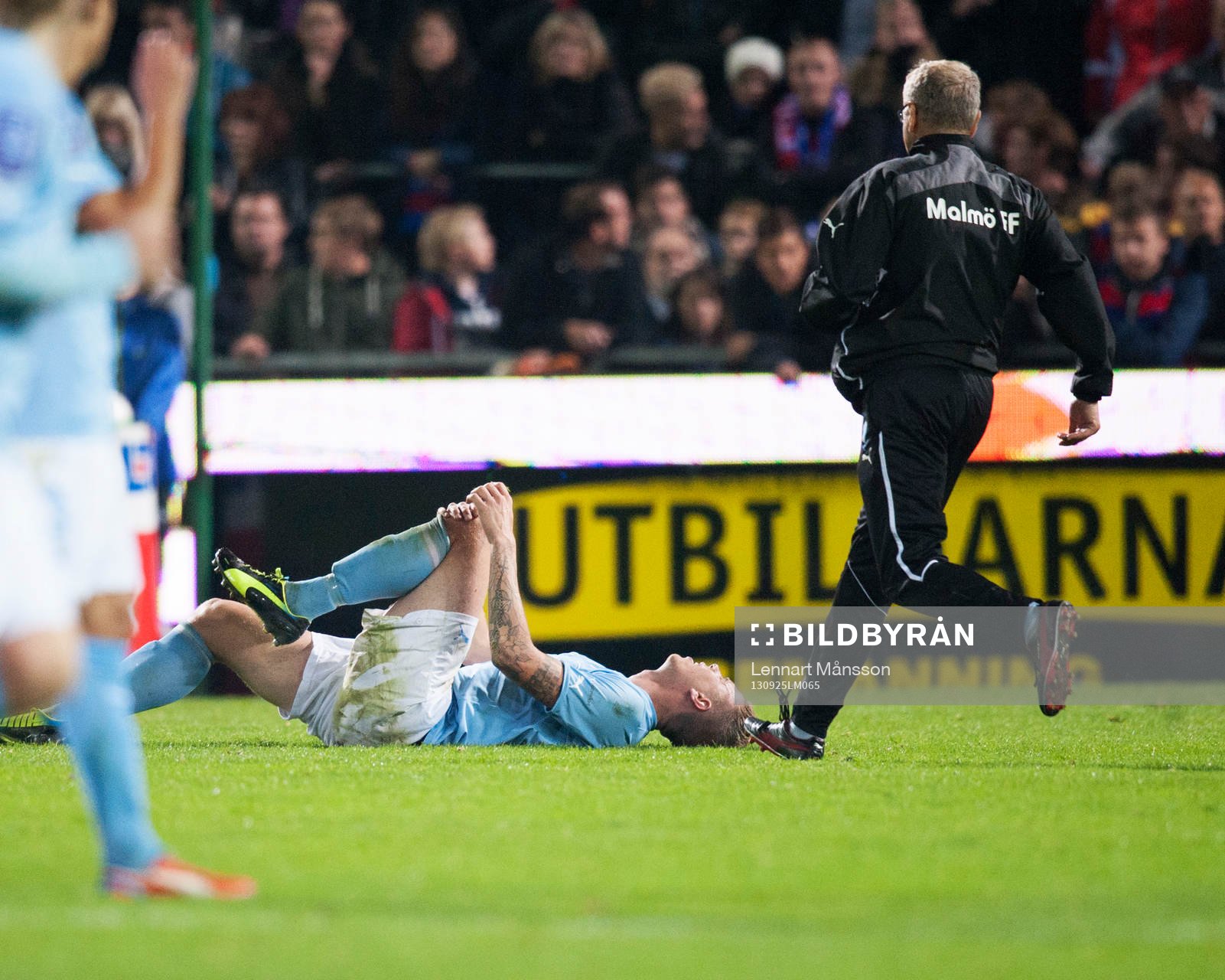 Pontus Jansson, Malmö, skadad, läkaren Per Herbertsson