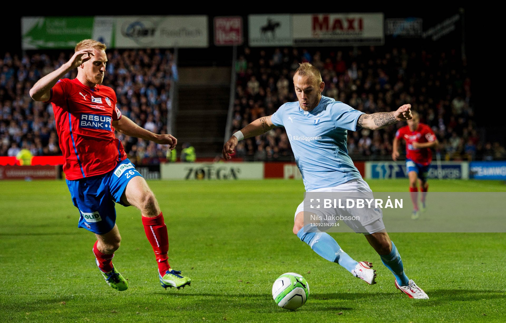 Helsingborgs Peter Larsson och Malmös Magnus Eriksson