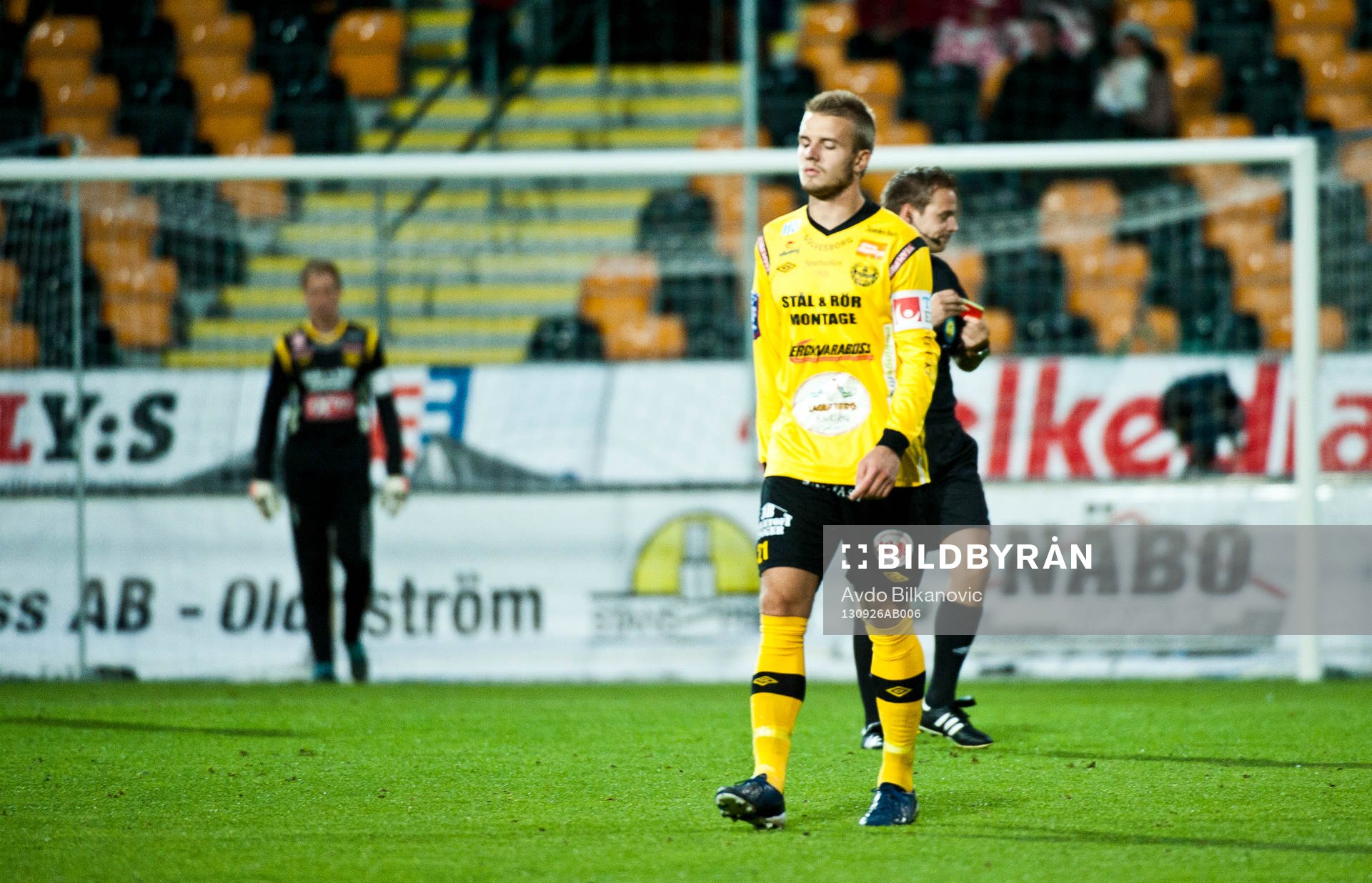Mjällby spelare deppar