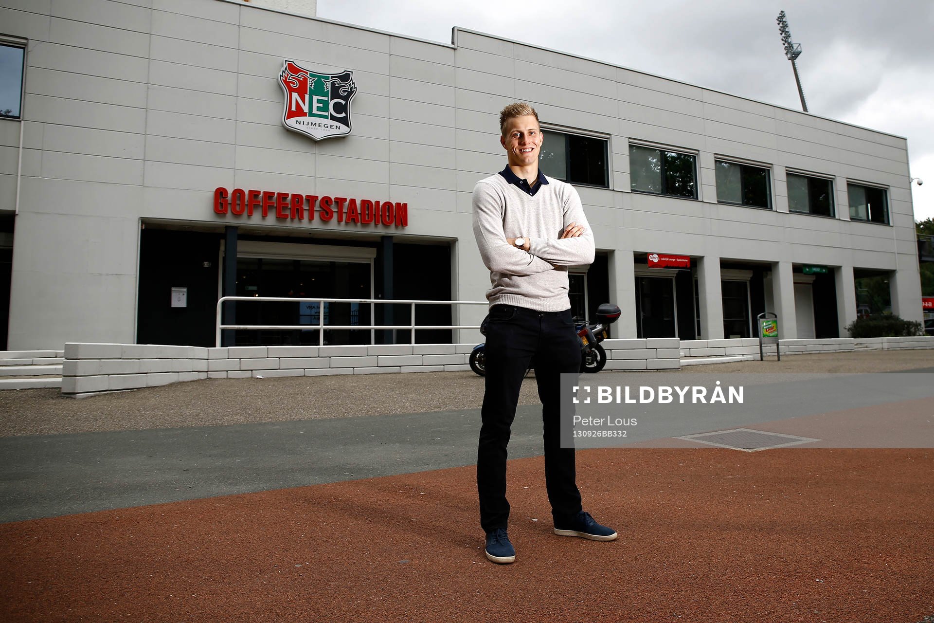 NIJMEGEN - NEC keeper Kalle Johnson ,  Voetbal Ere Divisie