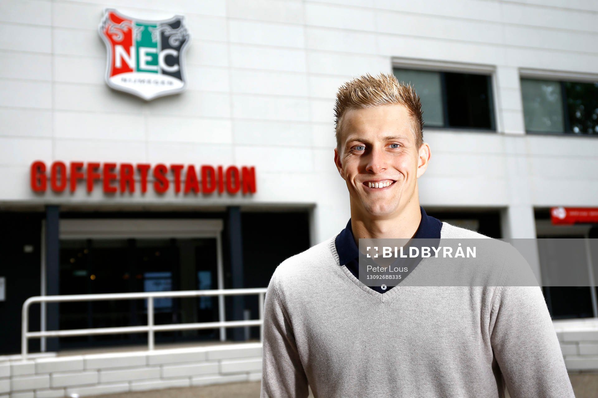 NIJMEGEN - NEC keeper Kalle Johnson ,  Voetbal Ere Divisie