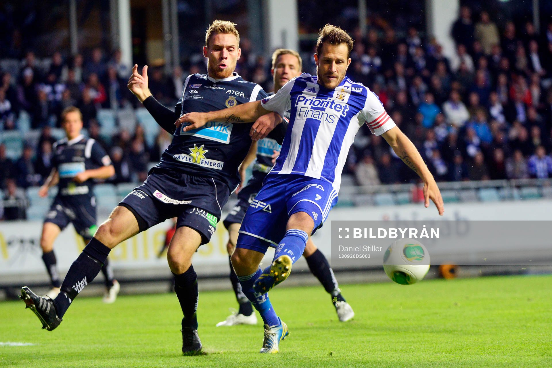 Gefles David Fällman och IFK Göteborgs Tobias Hysén