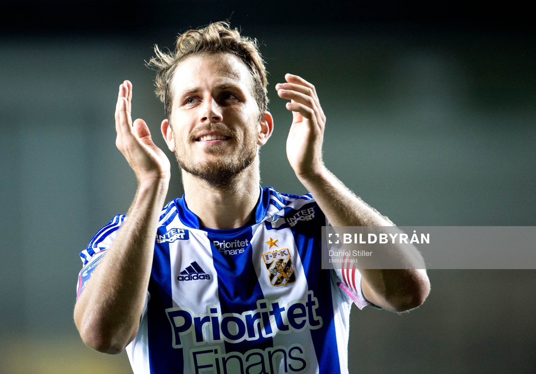 IFK Göteborgs Tobias Hysén tackar fansen