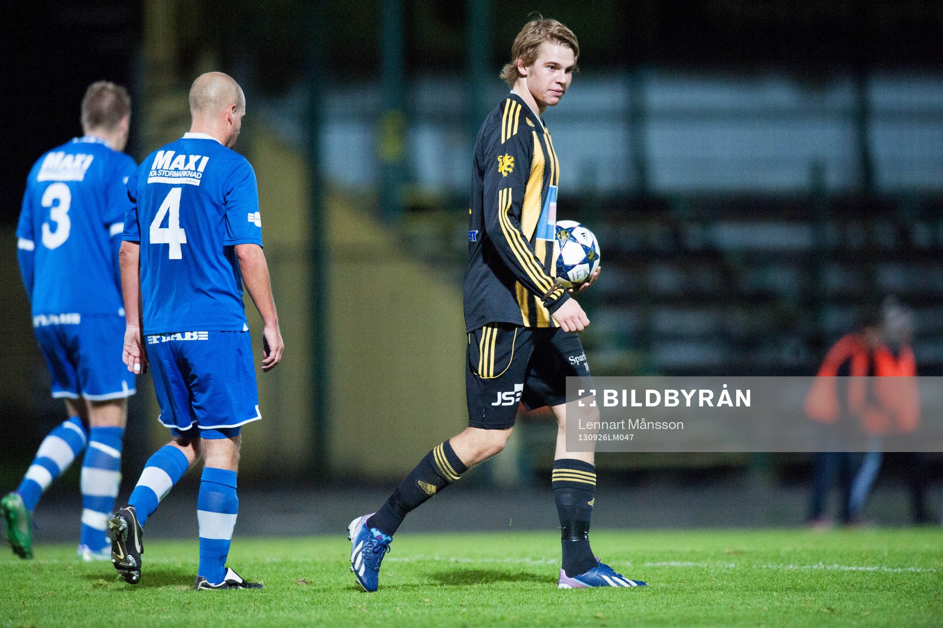 Mål, Filip Ranmo, IFK Hässleholm, har just gjort ett av