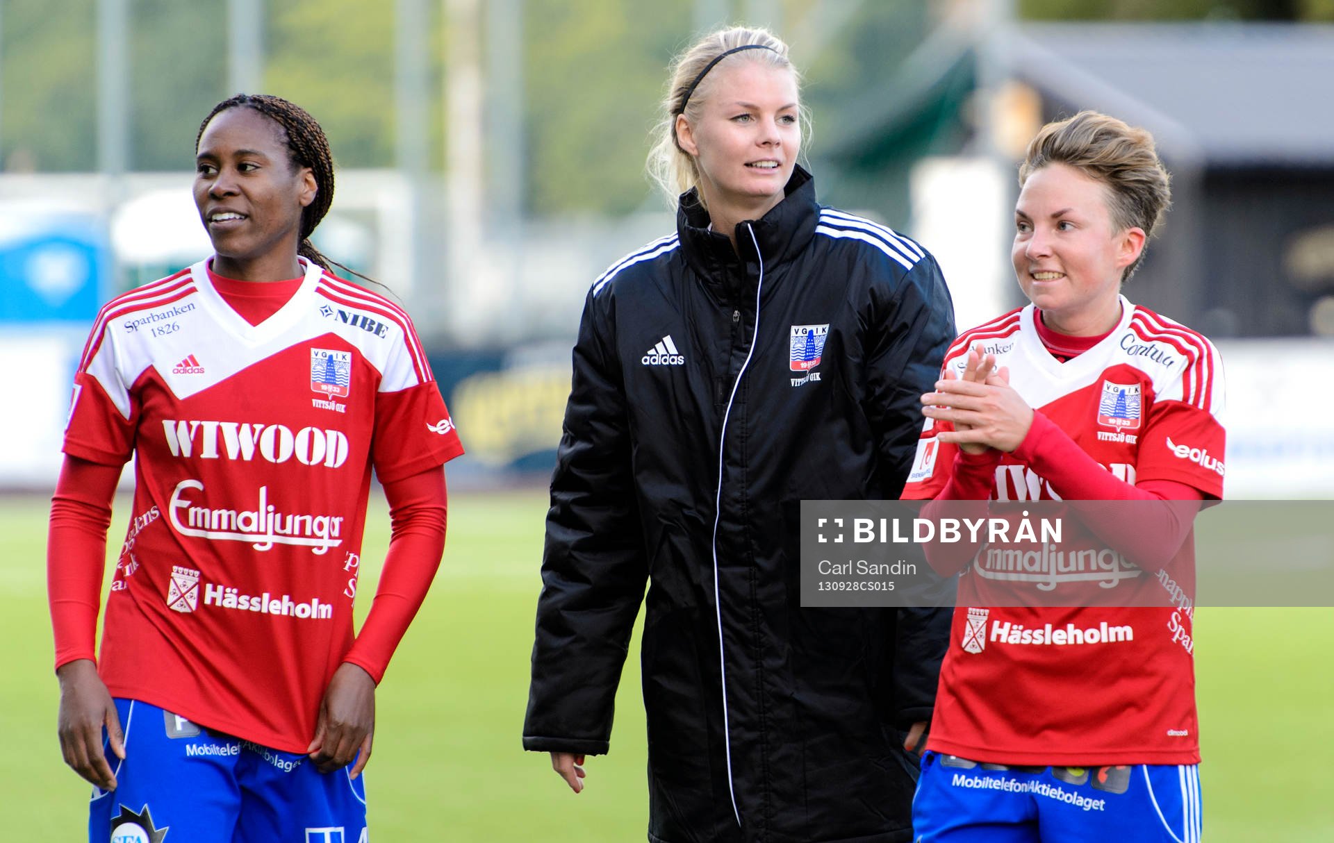 Vittsjös Ifeoma Dieke, Emma Sjödahl och Elin Nilsen
