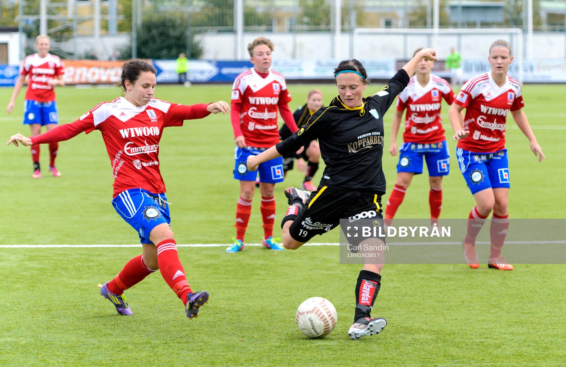 Kopparbergs Göteborgs Marlene Sjöberg laddar för skott