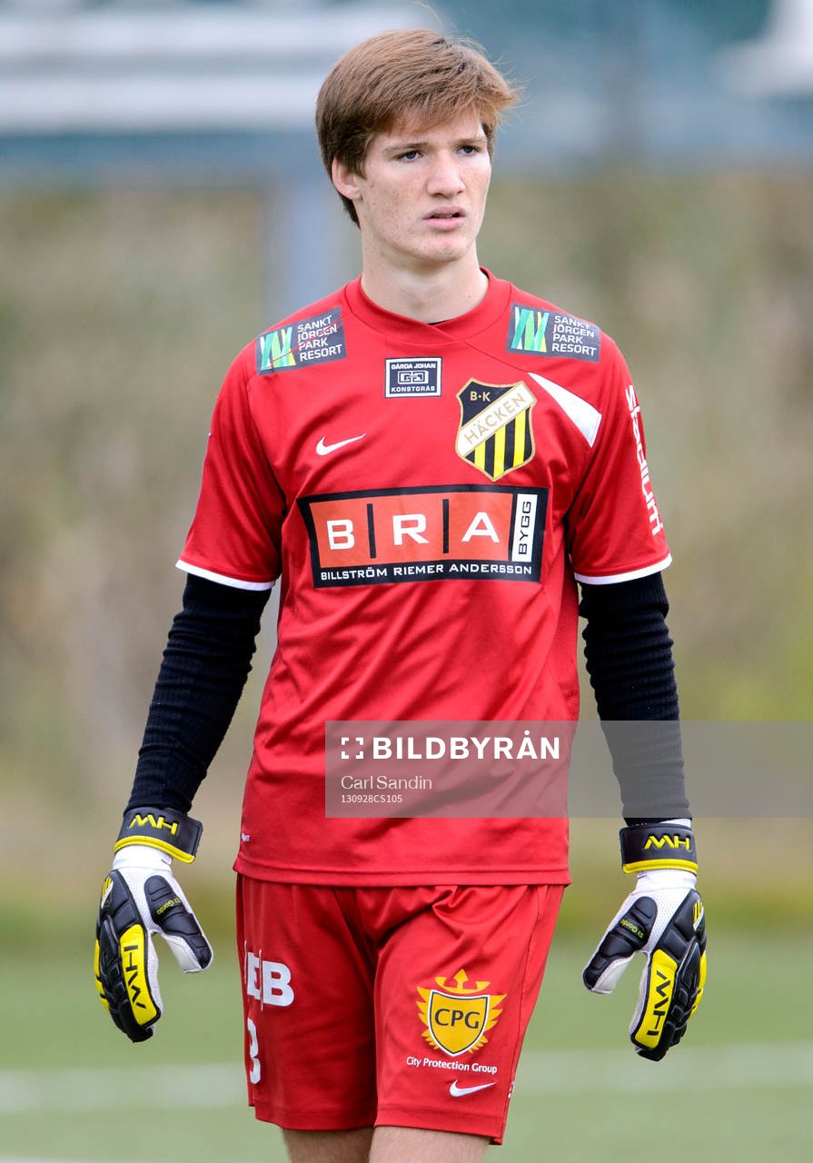 Häckens målvakt Teodor Söderberg