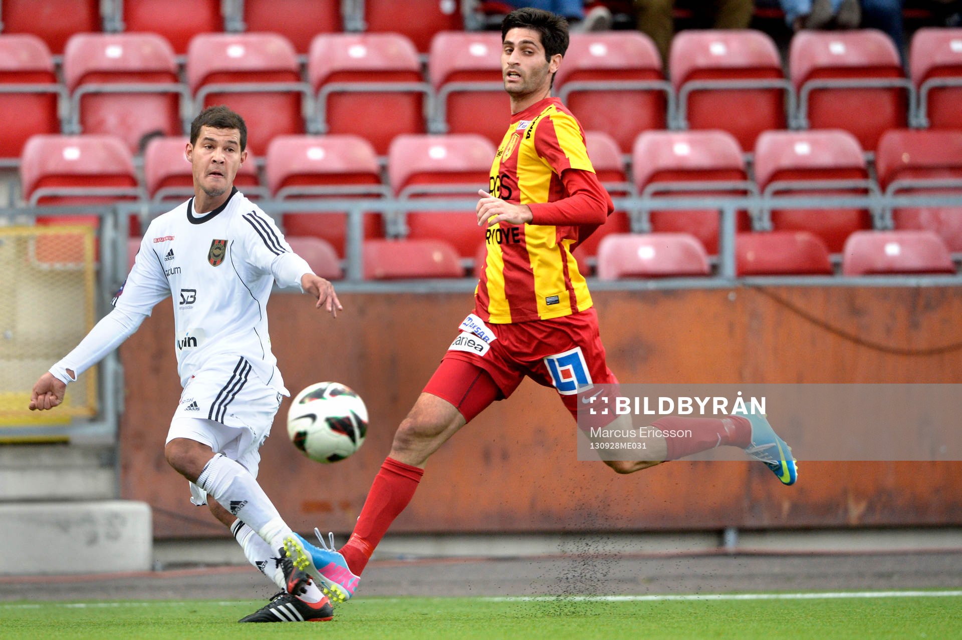 Brommapojkarnas Mauricio Albornoz och Syrianskas Rabi Elia